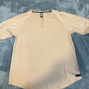 Alphalete henley longsleeve tee size Large